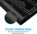 SP Dealz Keyboard Shortcut Mouse Pad, Office/Excel/Word/PPT Shortcuts Cheat Sheet Mat, Quick Key Super Large Anti-Slip Keyboard Pad wit Clear Shortcut Key... 