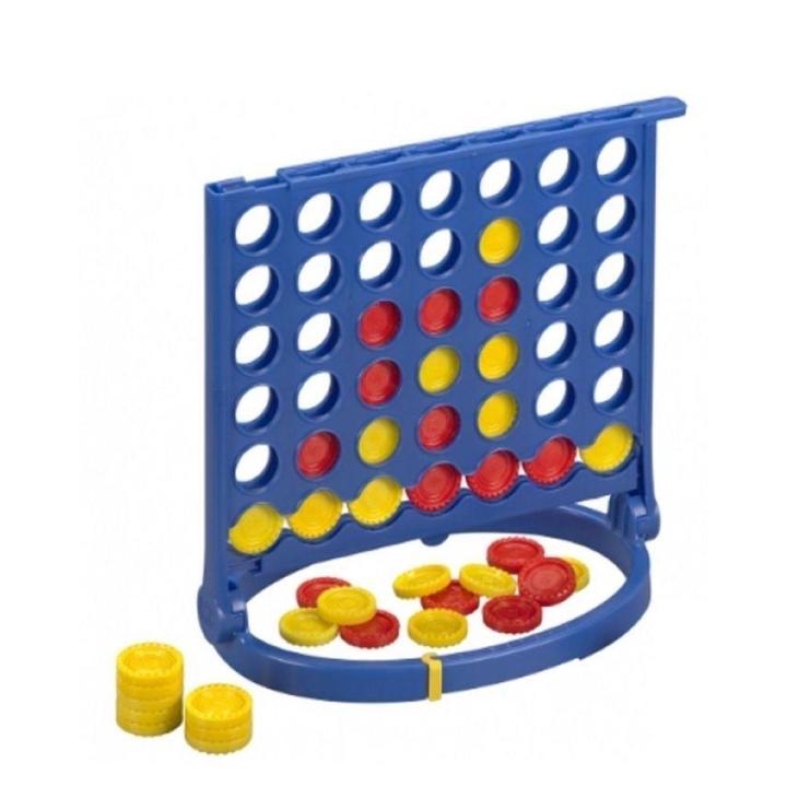 Family Plastic Puzzle Game - Join 4 for Kids - Multicolor-(K.S.)