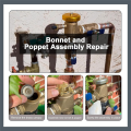 BRADOO Bonnet and Poppet Repair Kit 905-211 905211 for 765-1 PVB 1/2Inch and for FVB 3/4Inch Backflow Preventer. 
