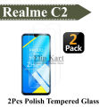 Realme C2 Tempered Glass Screen Protector 2 Pcs Set. 