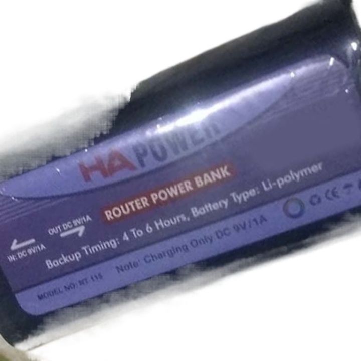 WiFi Router UPS Power Bank 9 Volts - 4 to 6 Hours Guaranteed Backup Automatic - Tenda Tp Link PTCL by Asan.Shops