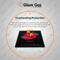 Glam Gas Hot Glow B-120 2200W Infrared Ceramic Cooker with Fast Heating & Energy Saving Technology. 