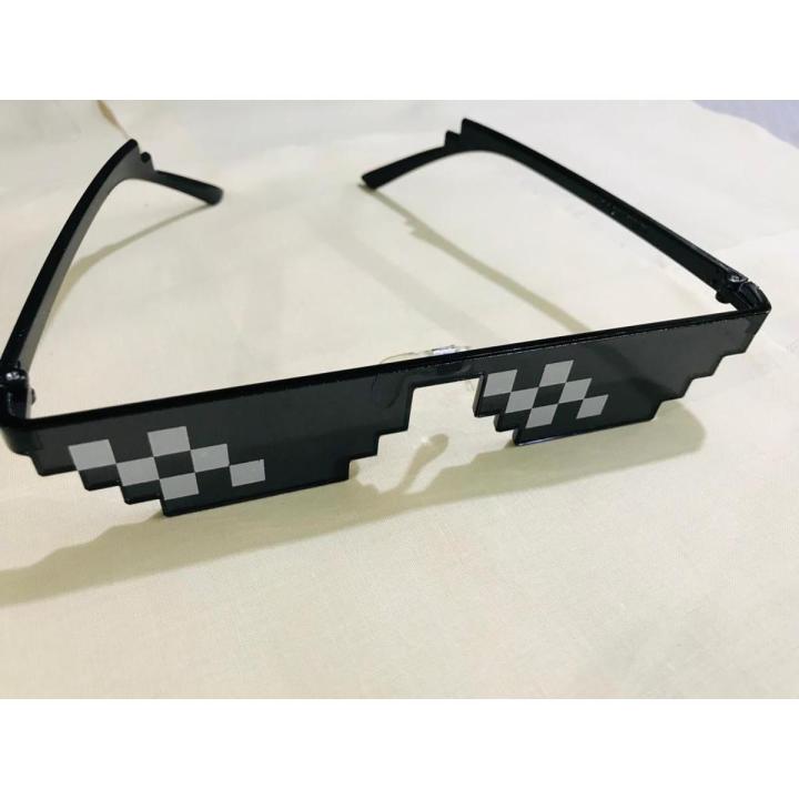 Thug life Glasses 6 bits Both sides for  Adults and Kids, Thug Glasses, Thug Glasses in Black Colour