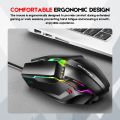 RGB Optical Gaming Mouse with FREE Mouse Pad | Wired USB Computer Mouse for PC & Laptop | 7 Color Breathing LED Lights | High Speed Scrolling Mouse for Minecraft & Office Work | Ergonomic Design - One Click-Pick. 