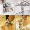 NEW Korea Skinny Scarf Women Silk Scarf Small Handle Bag Ribbons Female Head Scarves & Wraps For Ladies. 
