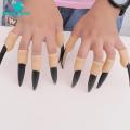 Green Home Witch Nails Set No Odors Finger Tips Halloween Night Gothic Witch Nails. 
