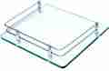 Patel wala Glass TV Set Up Box Stand Wifi Router Stand Wall Shelf Multipurpose Wall Mount Stand With Heavy SS Bracket ( 10x9 Inches, Clear ) Glass Wall Shelf  (Number of Shelves - 1, Clear). 