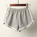 Sports Shorts Women Summer 2022 New Candy Color Anti Emptied Skinny Shorts Casual Lady Elastic Waist Beach Short Pants. 