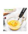 Hand Blender, Aicok 4-in-1 Immersion Blender, Stick Blender, 6 Speed Control, Hand Mixer Sets Includes Food Chopper, Egg Whisk, and BPA-Free Beaker (600ml), 400W, Black. 
