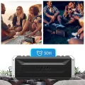 VTIN Punker Portable Wireless Bluetooth Speaker 20W Output Dual 10W Drivers Outdoor Waterproof Speaker with Mic 30Hour Playtime for Smartphones. 