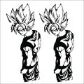 Anime Wall Decal Mural Super Vinyl Wall Decal Decor Boys Kid Room Art Bedroom Adornment Wall Stickers Japanese Anime Decor. 