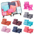 A.R.G TEXTILE |6pcs Set Travel Suitcase Organizer Bags Luggage Packing Cubes For Travel Organizer Storage Shoe Clothes Luggage Organizer Bags. 