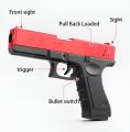 Glock Soft Bullet Toy Gun Shell Ejection Foam Darts Blaster Toy Gun Manual Airsoft Gun With Silencer For Kid Adult. 