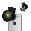 ORBMART Universal Clip Professional HD Camera Lens Kit 0.45x Super Wide Angle Lens + 12.5x Super Macro Lens Mobile Phone Lense-black. 