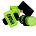 Double Layer  School Lunch Box with Spoon) + Water Bottle (COMBO OF 2) Ben Ten   Benten  Ben 10 (750 ml Water Thermos). 