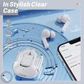 AGS Air31 TWS Wireless Earbuds - Transparent Wireless Earbuds Bluetooth 5.3 Air31S Buds Charging Case Heavy Bass Stereo Earphones Clear Voice Sports Headset with Microphone Waterproof Headphone LED Display. 
