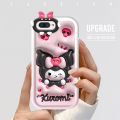 FELMYST For OPPO A3S Back Cover Cartoon Cute Kuromi Melody Pochacco Phone Case Monster Lens Protective Soft Cover for Girl. 