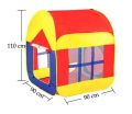 Big Tent House For Kids Tent Series Pop Up Pretend Play House 110x90x90cm. 
