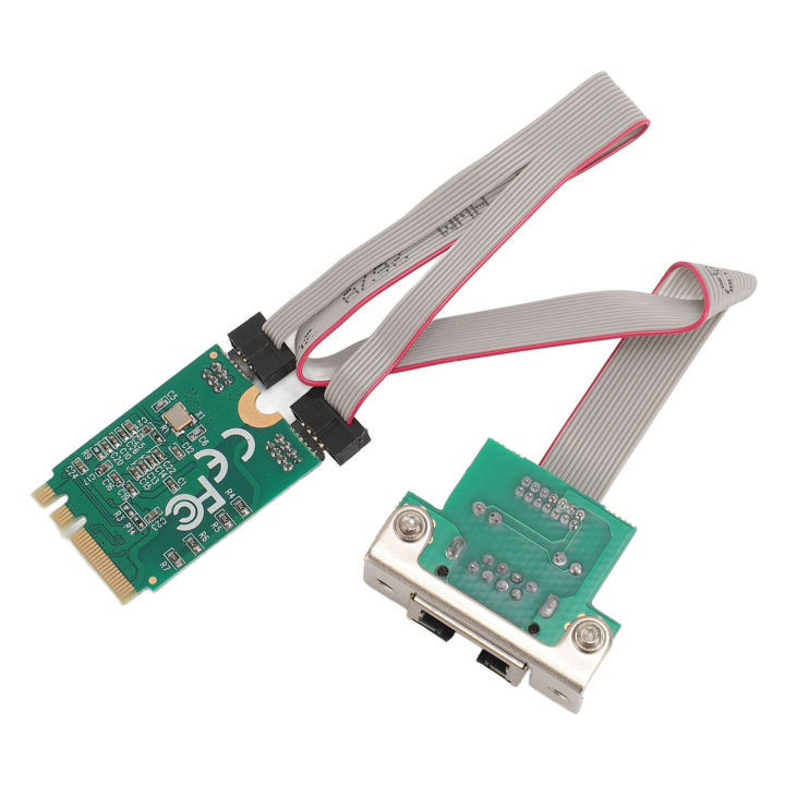 Desktop Computer Adapter Cards Gigabit Ethernet Card Full Half Duplex 10/100/1000Mbps Rate Mini PCIE ...