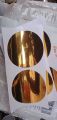 METALLIC GOLD POLKA DOT WALL DECALS  12cm 10pcs. 