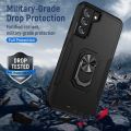 （ready now） For Samsung Galay S21 5G Pioneer Armor Heavy Duty PC + TPU Shockproof Case with Holder. 