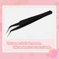 Tweezers, fake eyelashes, high-precision feather clip, beginner eyelashes. 