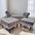 2 Seater Sette Stylish Puffy (1+1) Seater Customize In Your Colour Choice. 