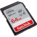 SanDisk - 64GB - Ultra UHS-I - 120mb - SDXC Memory Card. 
