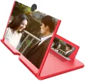 Mobile Phone Screen Magnifier 10 Inch 3D Display with Eyes Protection for All Smartphones, Adjustable Stand, ABS Acrylic Material. 