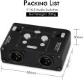 Douk Audio 2 Way XLR Balanced Stereo Audio Switcher Passive A/B Mini Switch Box Mixer Sound Splitter (KN102, 1-IN-2-OUT). 