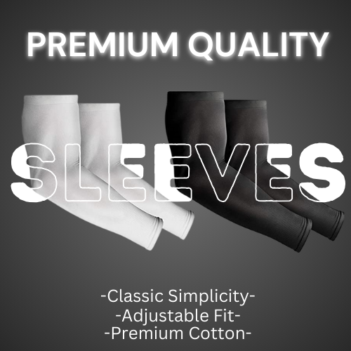 Hi-Sport Premium Cotton Arm Sleeves For Outdoor and Sports Made in Pakistan 100% Pure Cotton Highly Stretchable Fits Almost All Hand Sleeves