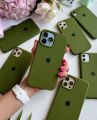 ARMY GREEN SILICONE CASE FOR IPHONE 15PROMAX ,15PRO ,14PROMAX, 14PRO, 14 ,14PLUS, 13PROMAX ,13PRO, 13 ,12PROMAX ,12PRO, 12 ,11PROMAX ,11PRO, 11 ,XMAX ,XS ,8PLUS ,8G ,7PLUS, 7G,. 