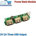 1A/2A 5V Single/Dual USB Power Bank Module 18650 Battery Charging Control Circuit. 