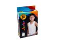 Jb's Premium kids sleeveless Vest (Pack of Three) Sando Inner wear Banyan | 100 % Cotton - Color White.. 