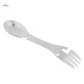2pcs Lightweight Spoon Fork Multifuntional Spork - 7.1 x 1.4inch. 