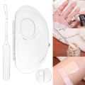 Makeup Palettes 1 Set Handheld Professional Makeup Palette Acrylic Foundation Mixing Tray Clear Eyeshadow Makeup Hand Palette. 