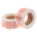 500Pcs/Roll Pink Thank You for Your Order Sticker Kraft Labels Sticker. 