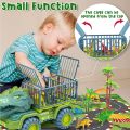 1pc Large Size Dinosaur Truck Toy For Boys, With Dinosaur Animal Model & Truck Game. 