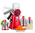 3 in 1 Vegetable Mandoline Slicer Swift Rotary Drum Grater Nut Shredder Veggie Cutter Peeler Spiralizer Cheese Chopper. 