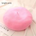 Women Winter Wool Beret Hats French Hat Girls Solid Color Fashion Autumn Beret Hat For Women Flat Cap Hat Felt Berets. 