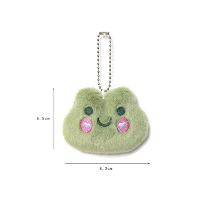 New Cartoon Pluh Doll Brooch Anime Pluhie oft tuffed Keychain Pendant Little Rabbit Cat Bear Frog Animal Diy Acceorie Gift