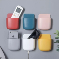 1-2 Mobile Wall Holder Socket Phone Charging Holder, Wall Mounted Mobile Phone Holder Remote Holder Brush Holder Accessories Holder Mobile Holder Plastic Multiple Colors. 