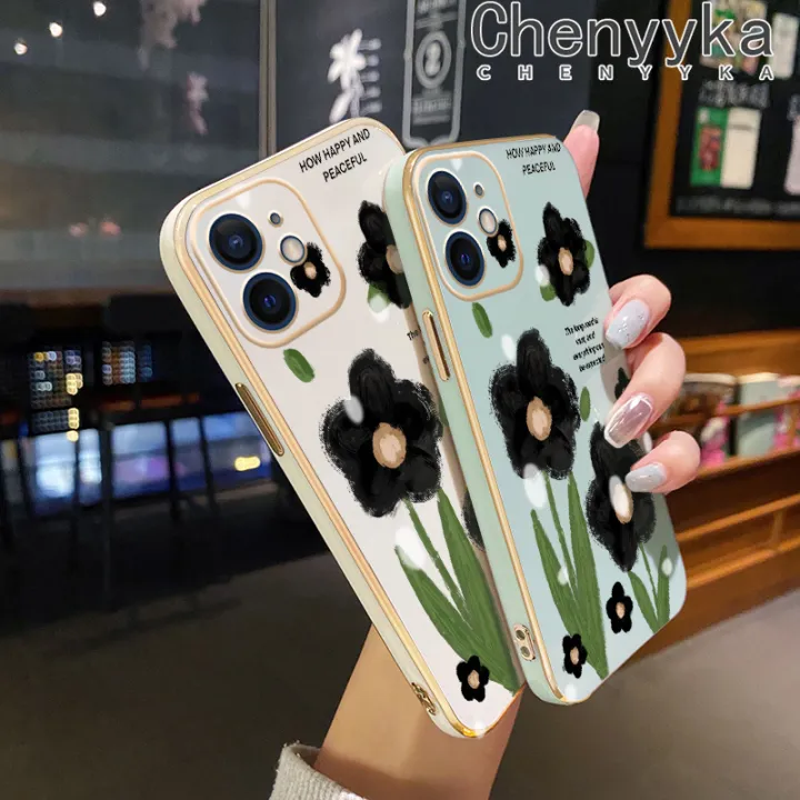 Chenyyka%20For%20Samsung%20Galaxy%20A01%20Core%20M01%20Core%20Case%20Cartoon%20Black%20Flowers%20Luxury%20Plating%20Phone%20Cases%20New%20Design%20Edge%20Pattern%20Soft%20Shockproof%20Shell%20Full%20Cover%20Camera%20Lens%20Protection%20Cover%20-%20Image%206