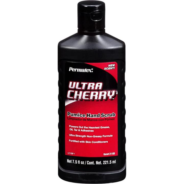 Permatex 21108 Ultra Cherry Hand Scrub, 200ml (Made In USA)
