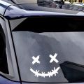 Foreign trade creative funny XX smile emoji stickers electric car motorcycle helmet decal decorative stickers. 