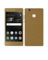 Huawei P9 Lite Golden Brushed Metal texture Mobile Skin. 