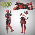 3 Deadpool Anime Garage Kits Model Marvel Heroes Deadpool Film and Television Car Decoration Birthday Guangdong Others. 