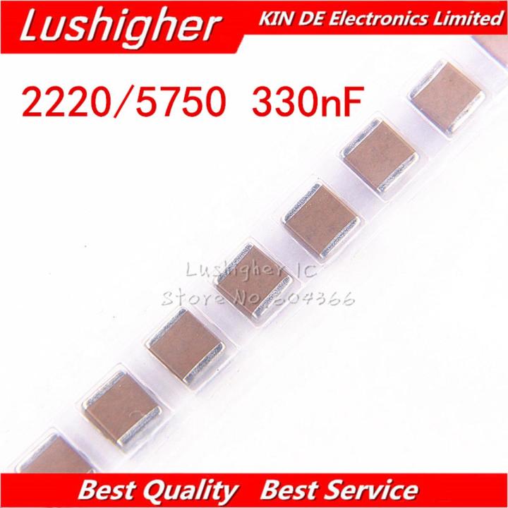 5pcs 2220 330nf 0.33uF 334K 1000V 1KV X7R 10% 5750 SMD MLCC Ceramic Capacitor