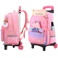Bagzillas:High Quailty Durable Girls Handcarry Trolly Bag School Bags for Girls Waterproof 2 Wheeler Backpack Top Ranked school bag for girls Suite 2nd To 6th Grade. 