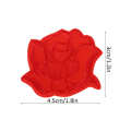100Pcs Embroidery Cloth Stickers Rose Pattern Iron Patches DIY Backpack Clothing Accessories. 